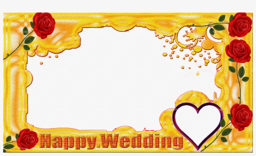 Png Frame Wedding - Picture Frame, transparent png #8707810