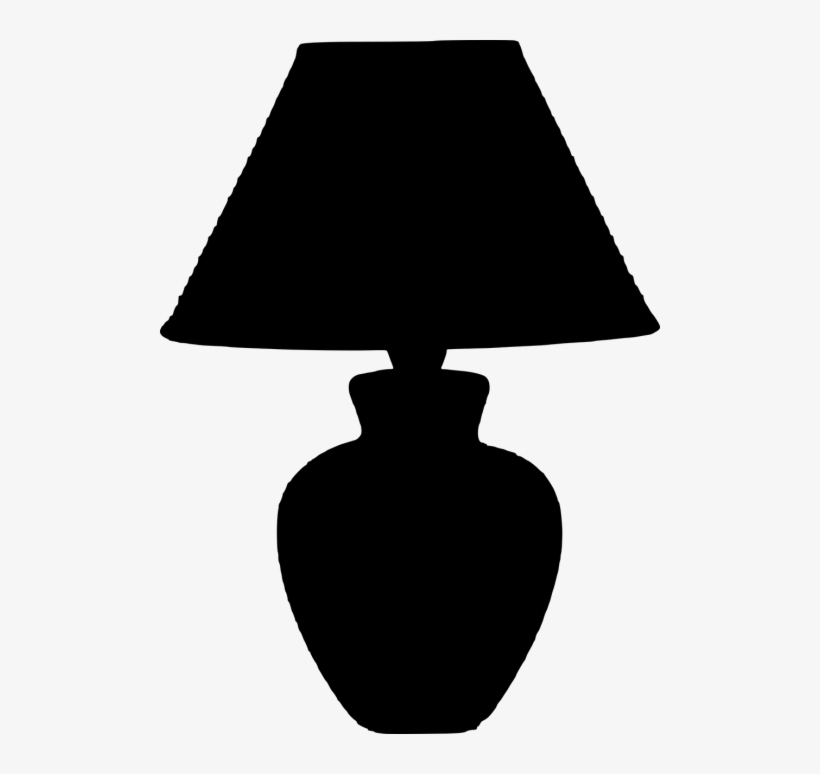 Electric Lamp,silhouette,lamp - Lamp Silhouette, transparent png #8707817