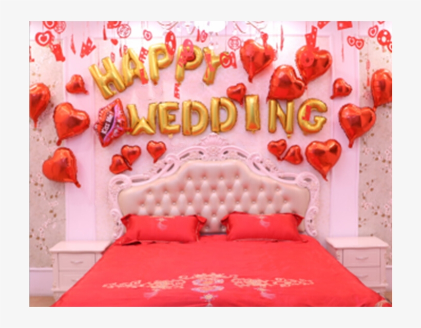 Wedding Room Layout Balloon Set Wedding Wedding Supplies - Bed Frame, transparent png #8708243