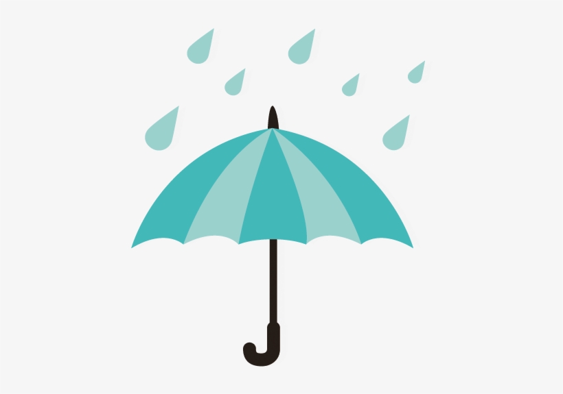 Clip Transparent Download Umbrella Raindrops Clipart - Weather Vector, transparent png #8708459