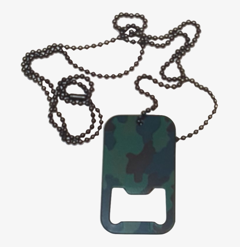Dog Tag Bottle Opener W/chain - Emblem, transparent png #8709797