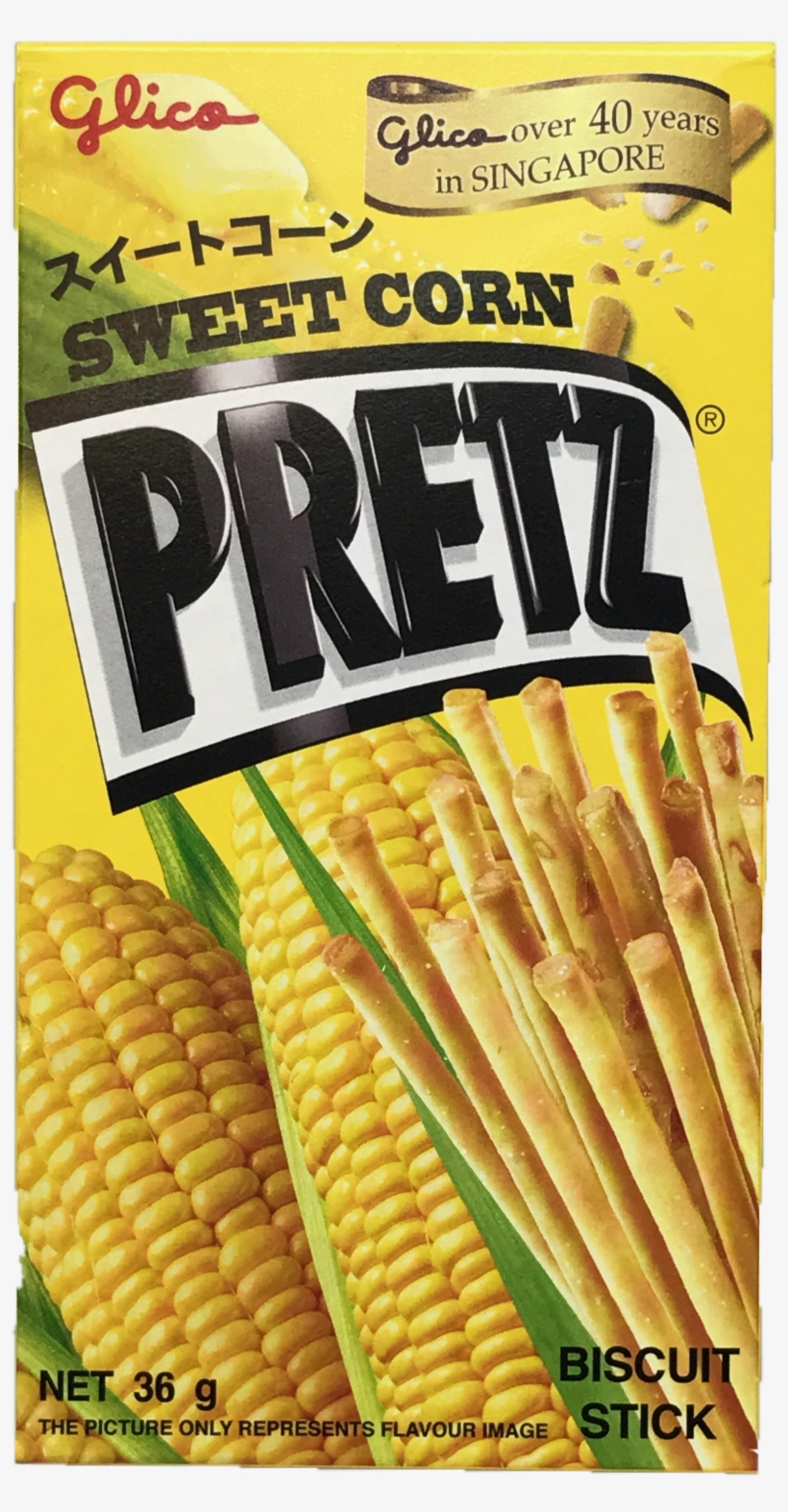 Glico Pretz Sweet Corn 36g - Corn Kernels, transparent png #8710542