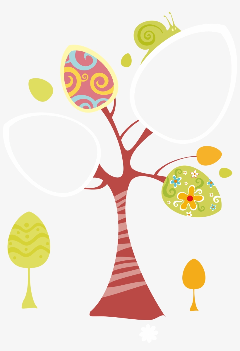 Easter Cartoon Child Painting Record Material - Easter Frames, transparent png #8711720