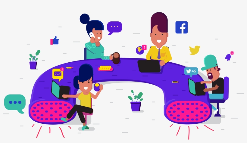 Contact Us - Cartoon, transparent png #8712293