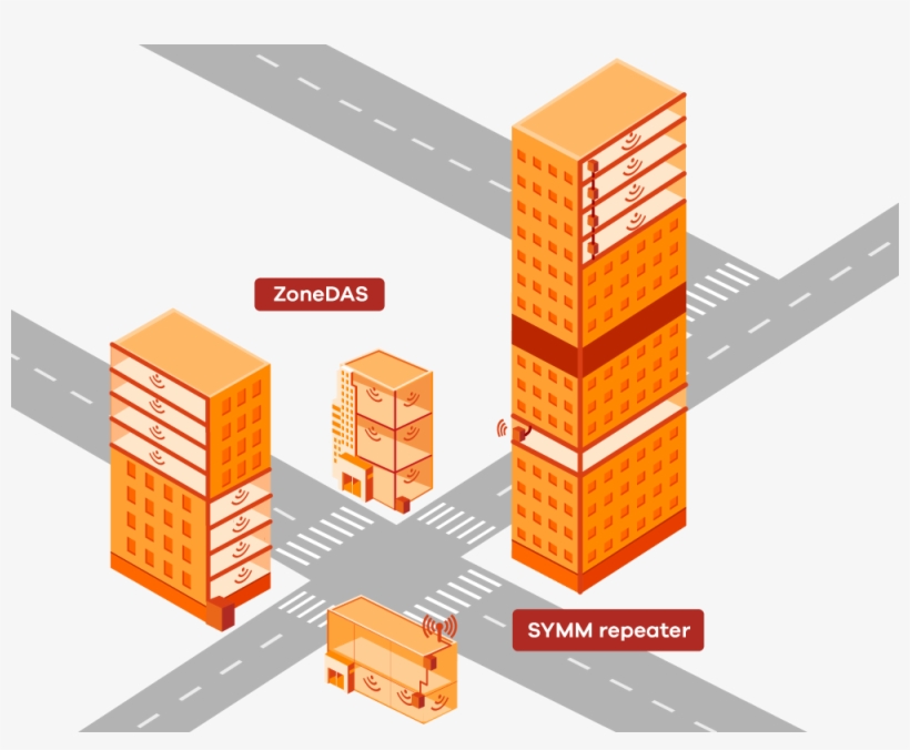 Cat5 Das Has Small To Medium Buildings Covered - Diagram, transparent png #8712701