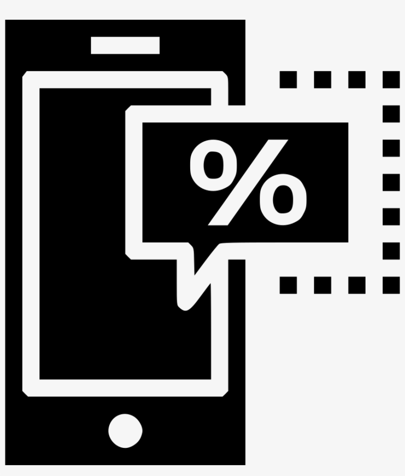 Mobile Profit Discount Offer Sale Finance Device Comments - Graphic Design, transparent png #8713158