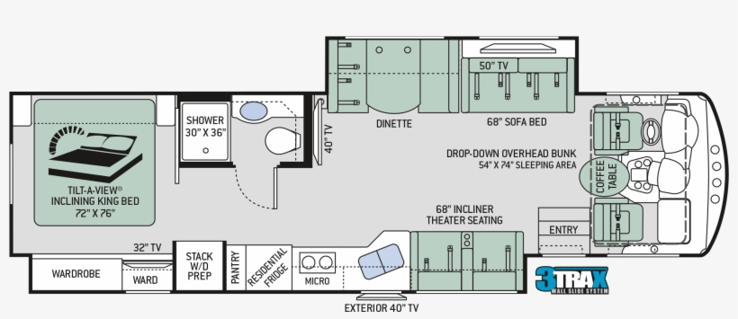 2019 Challenger 35mq Floor Plan - Diagram, transparent png #8713315