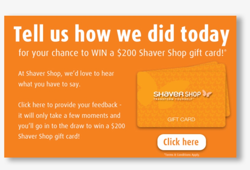Feedback Offers - Shaver Shop, transparent png #8713669
