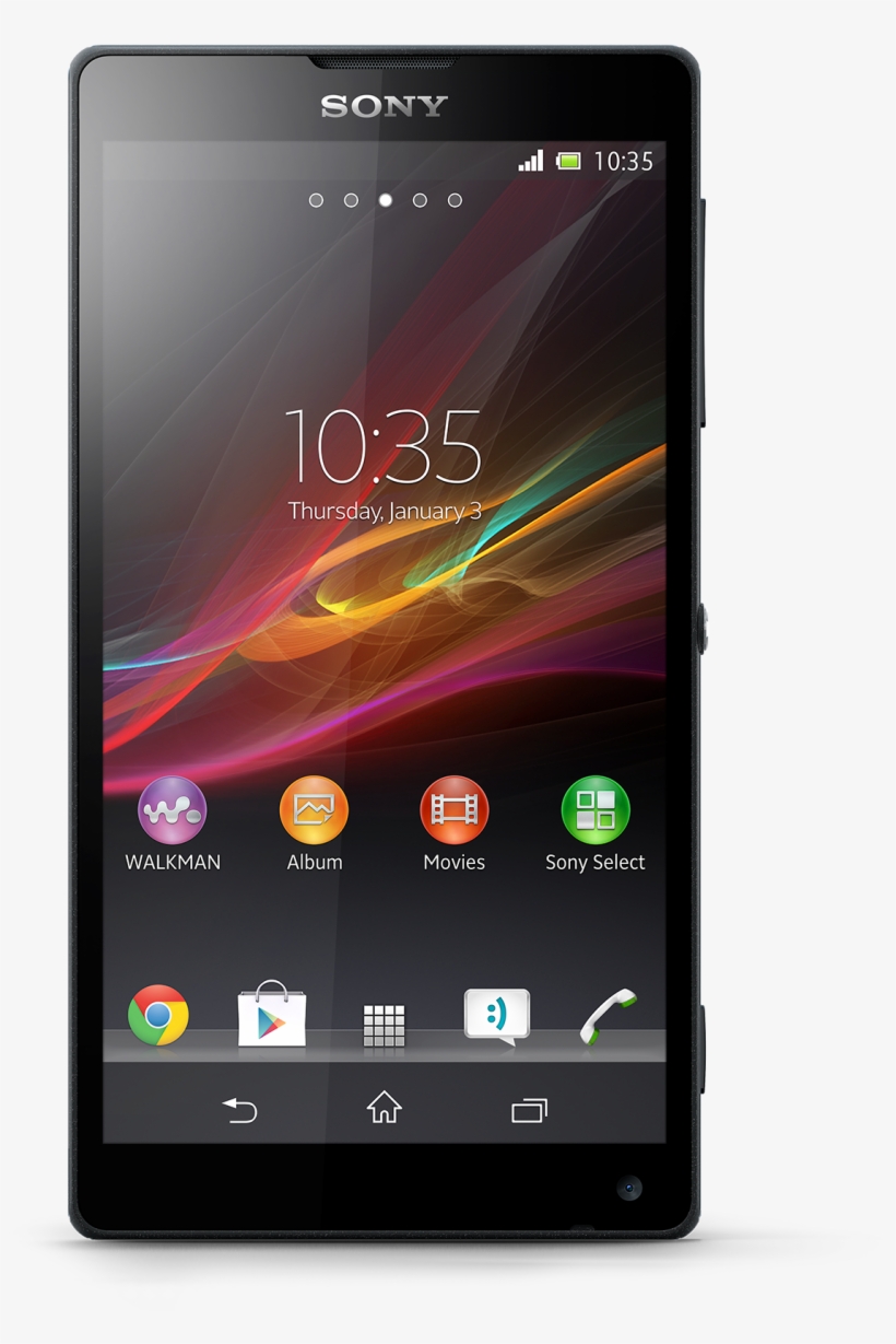 Sony Xperia Zl Black, transparent png #8714159