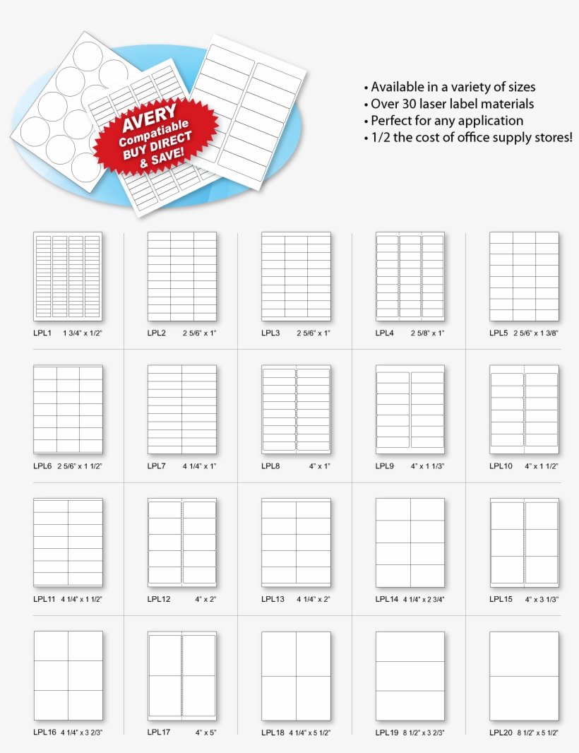 Labels Plus Also Offers A Large Selection Of Blank - Illustration, transparent png #8714475