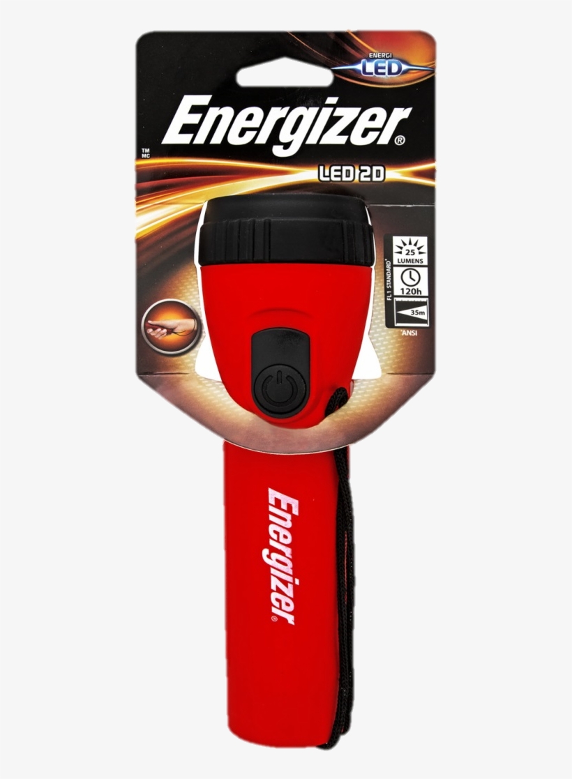 Energizer Led Torch Light 2d - Electric Battery, transparent png #8714957