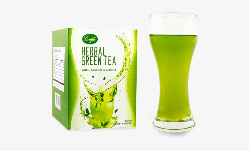 Sku - Ginga Herbal Green Tea, transparent png #8715123