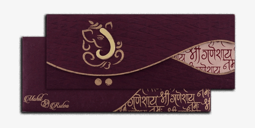 Hindu Wedding Cards - Plywood, transparent png #8715742
