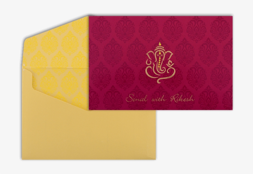 Hindu Wedding Cards - Motif, transparent png #8715814