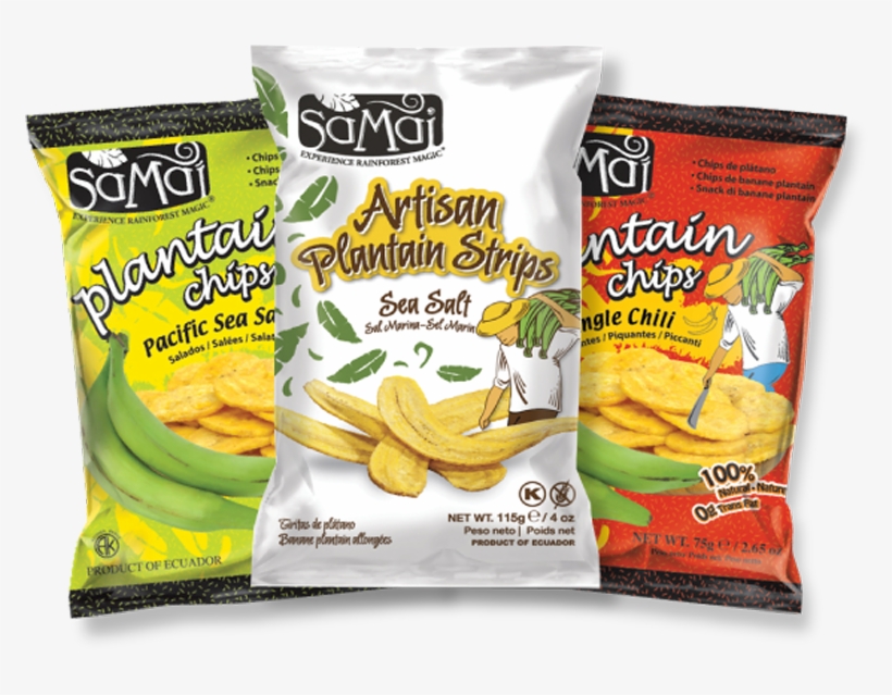 Pod Značkou Samai® Jsou Poprvé Na Český Trh Uváděny - Artisan Plantain Chips, transparent png #8716104