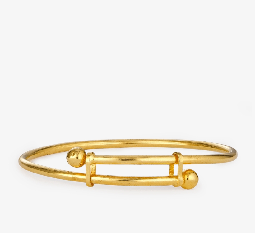 22ct Gold Girls And Boys Baby Bangle - Bangle, transparent png #8716967