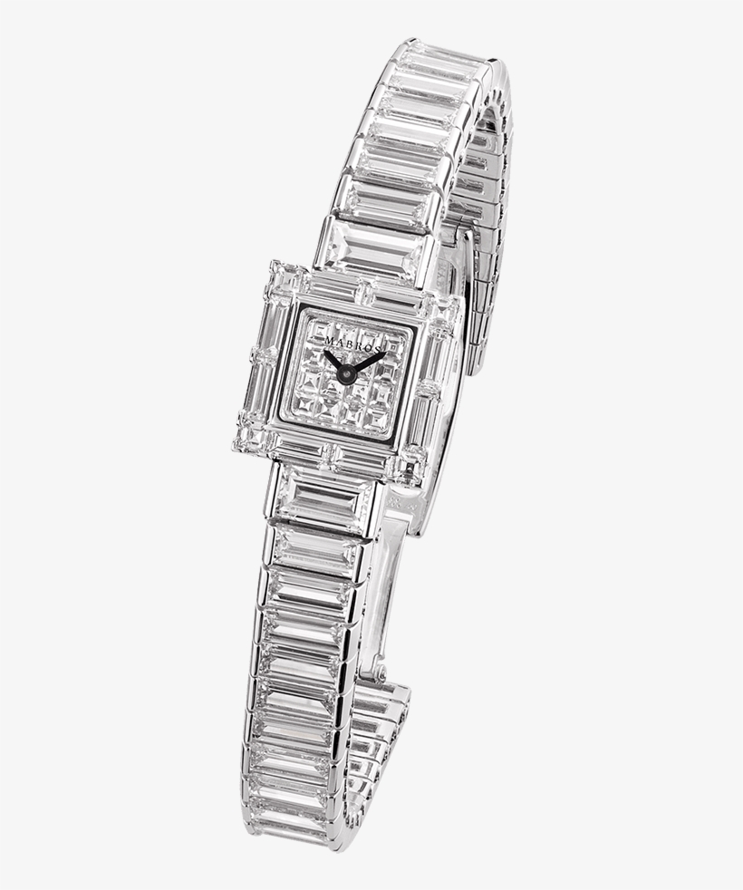 Baguette Diamond Ladies' Watch - Analog Watch, transparent png #8717609