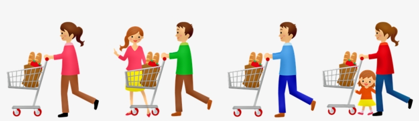 Grocery Shopping, Grocery Cart - Shopping Cart, transparent png #8717852