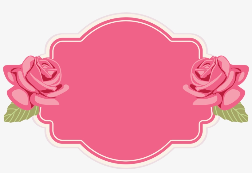Download Pink Shabby Painted Pattern Wedding Hand Text - Label Shabby, transparent png #8718171