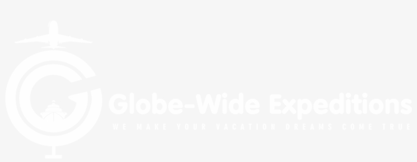 Global Wide Expeditions Logo White - Graphic Design, transparent png #8718766
