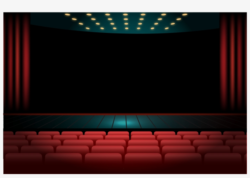 Movie Theater Png - Sala De Cine Png, transparent png #8720323