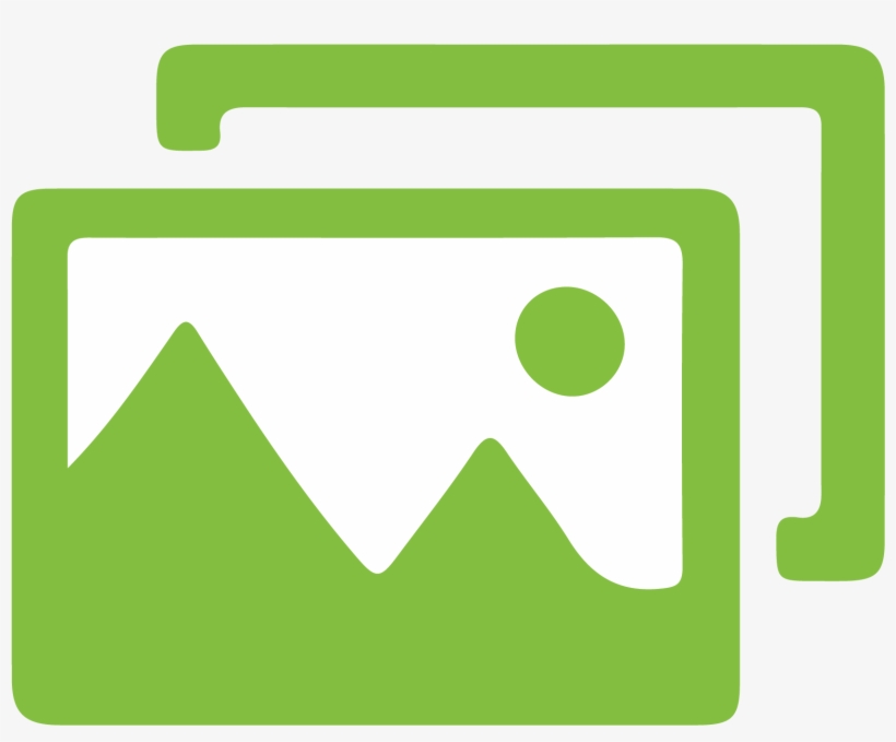 Download - Green Photograph Icon, transparent png #8721553