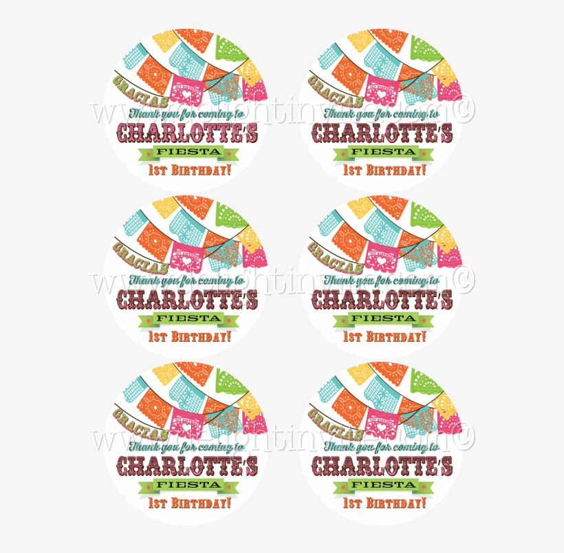 Mexican Fiesta Birthday Invitation Sticker Tag - Illustration, transparent png #8721656