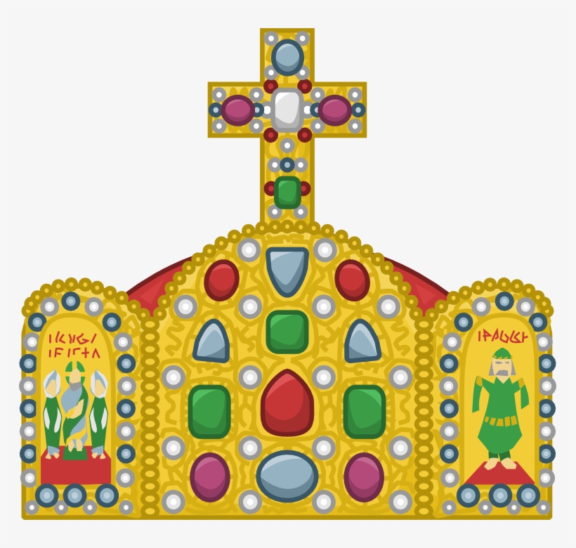 Graphic Transparent Library Imperial Crown Of Holy - Heraldic Crown Of The Holy Roman Empire, transparent png #8722996