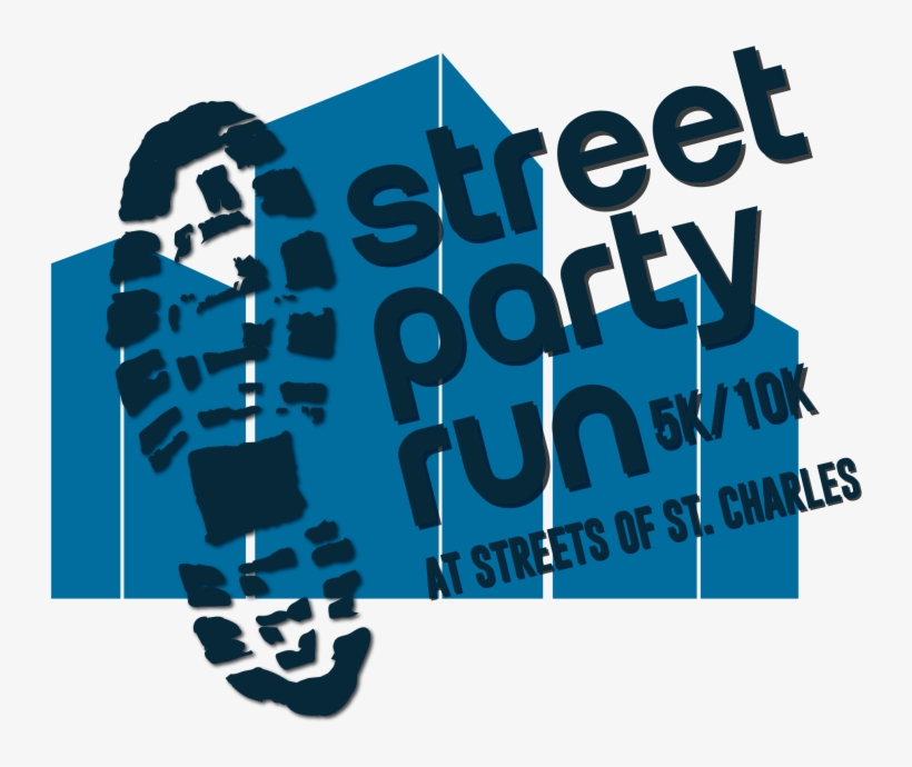 Street Party Run - Graphic Design, transparent png #8723212