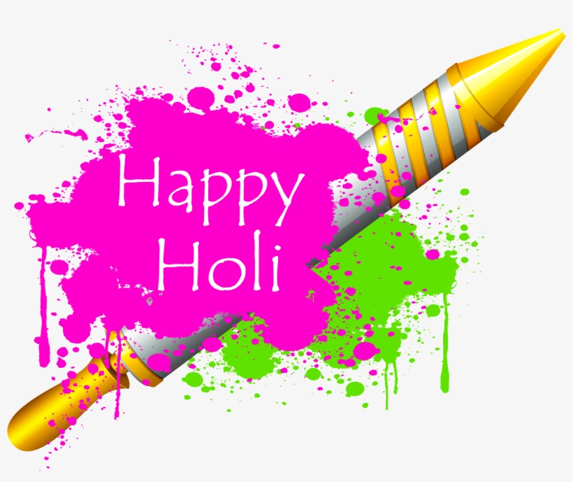Download - Happy Holi Beautiful, transparent png #8723856