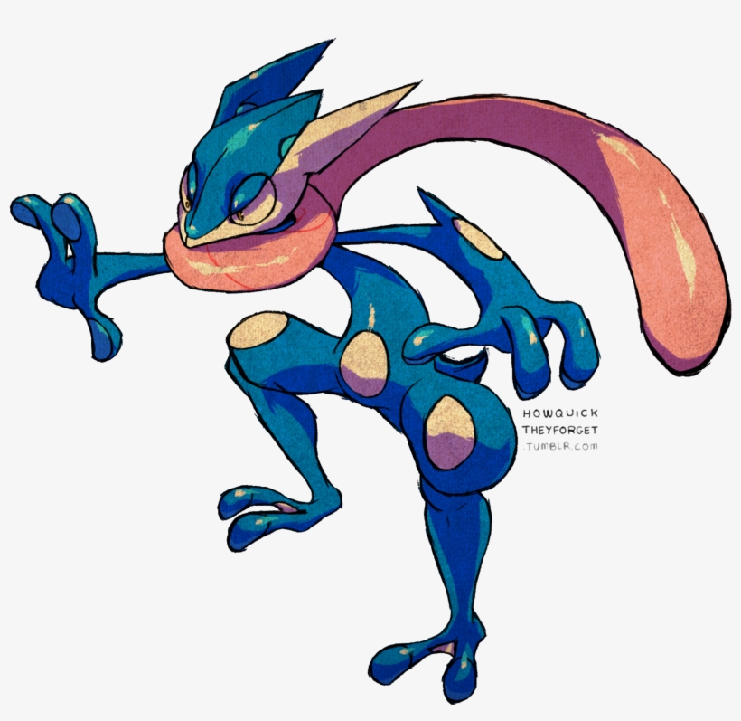 Greninja - Froakie Pokemon Next Stage, transparent png #8724019