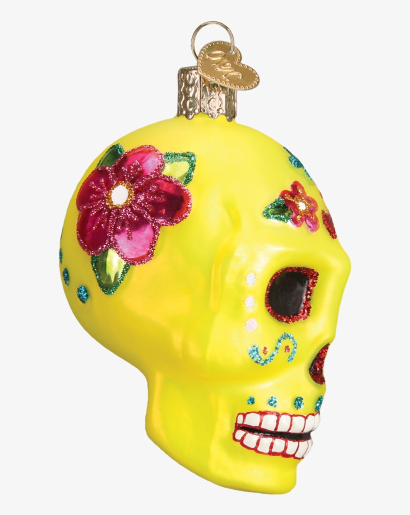 Christmas Ornaments, Day Of The Dead, Old World Christmas - Skull, transparent png #8724377
