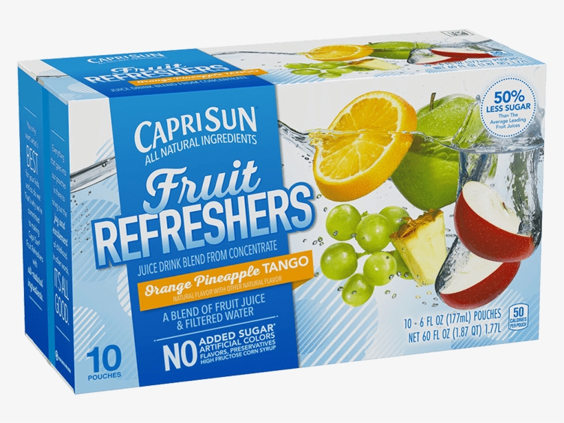 Aloha Mango - Capri Sun Fruit Refreshers, transparent png #8724676