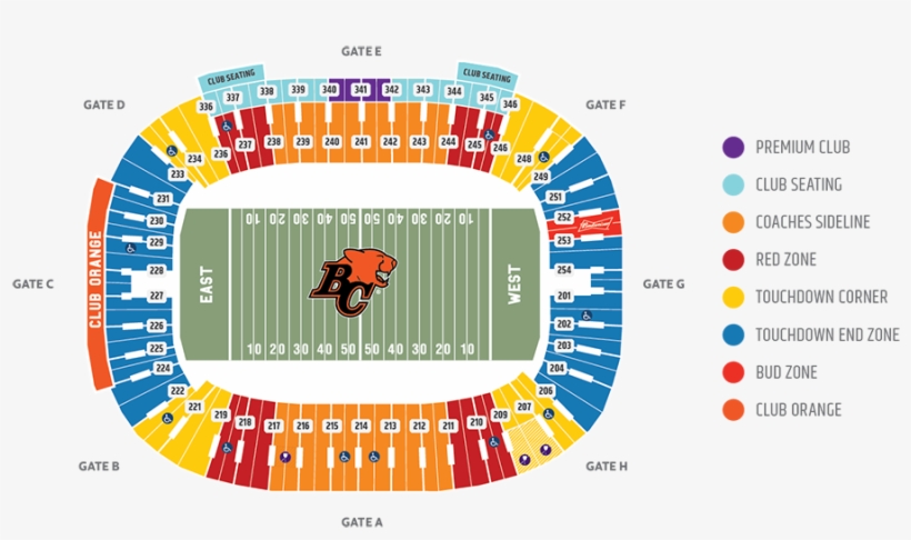 Vancouver Bc Stadium Seating Chart