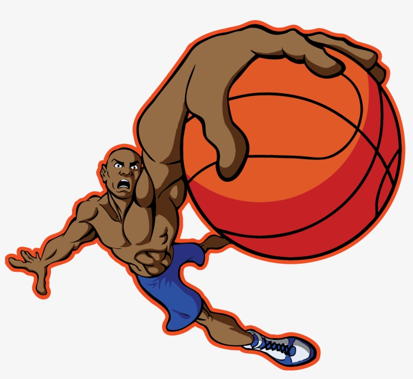 Playing Basketball Cartoon Transparent, transparent png #8727325