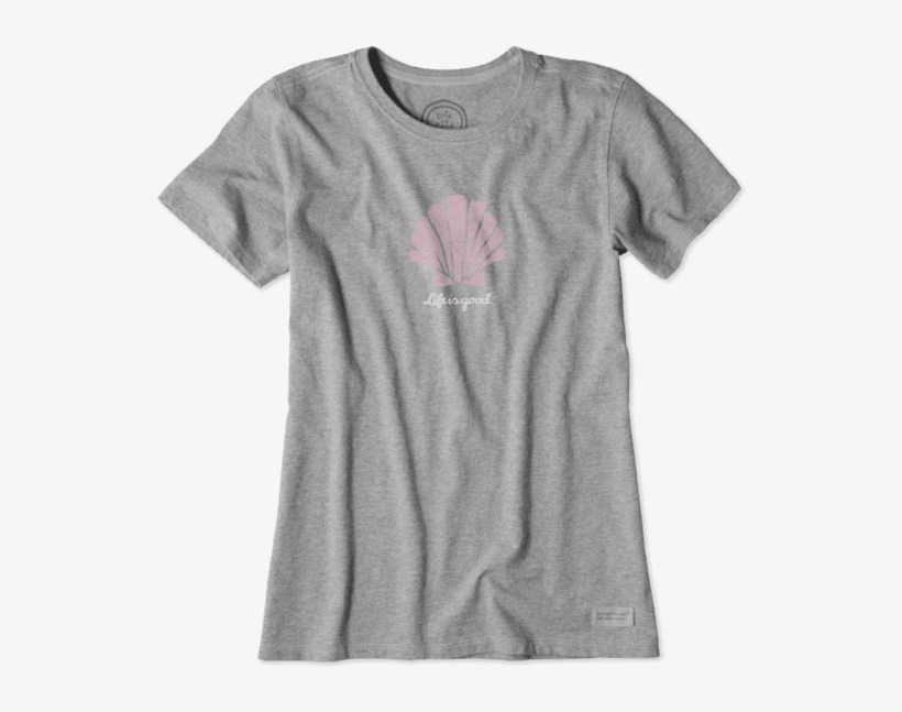 Women's Seashell Crusher Tee - Active Shirt, transparent png #8728092