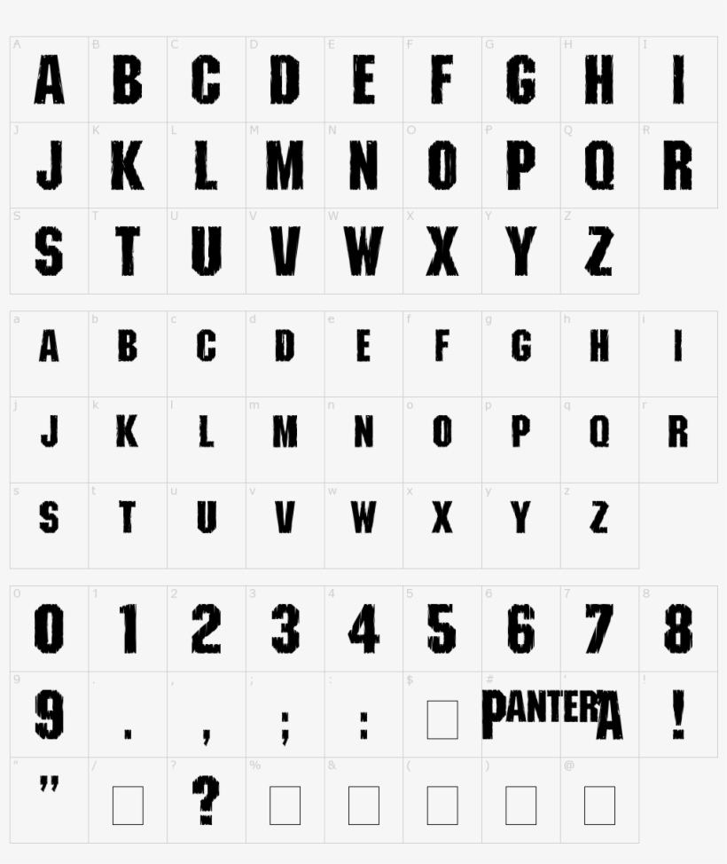 Font Characters - Font, transparent png #8728794