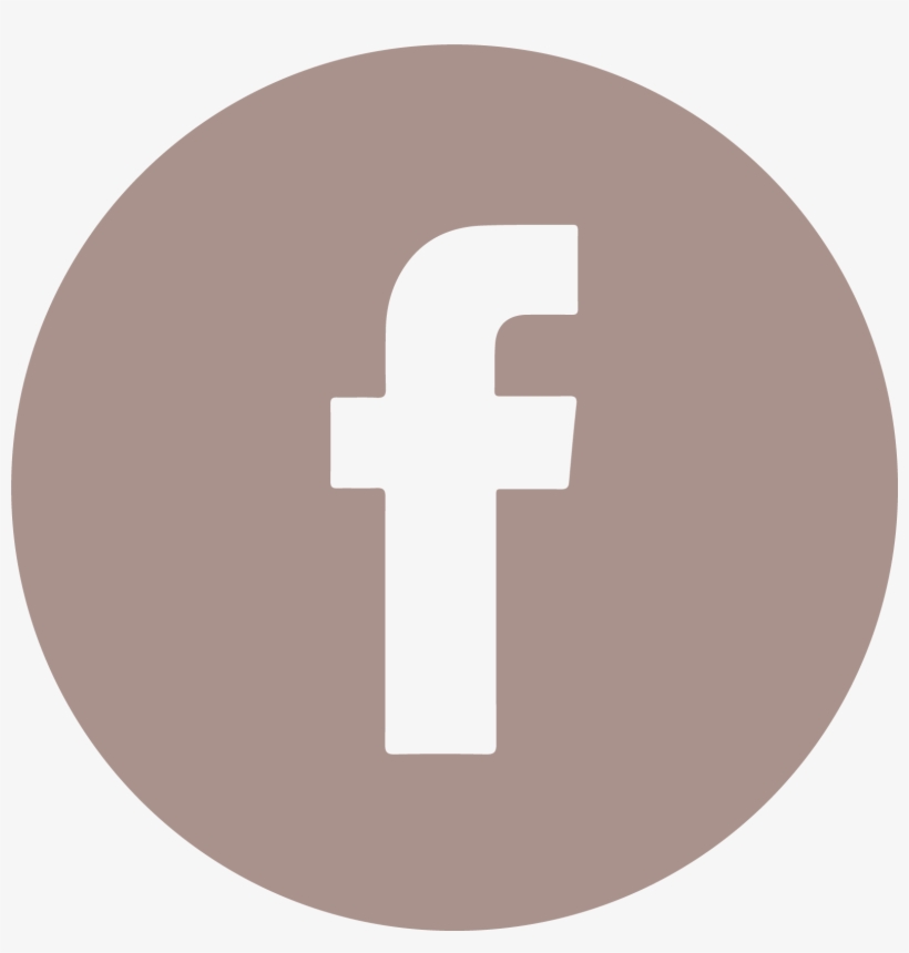 Facebook-icon Brown Transparent - Brown Facebook Logo Transparent, transparent png #8730105