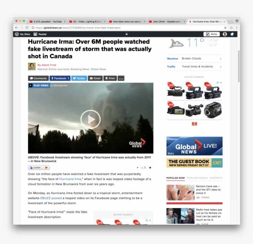 Fake News - Face In The Clouds, transparent png #8730316