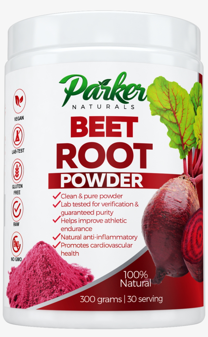 Natural Beet Root Powder By Parker Naturals - Beetroot Powder, transparent png #8730926
