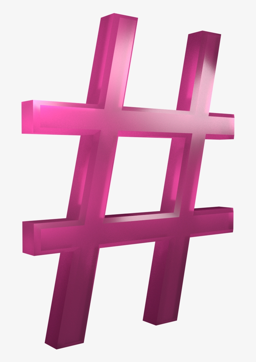 Hash Tag - Tattoo Old English Numbers, transparent png #8730963