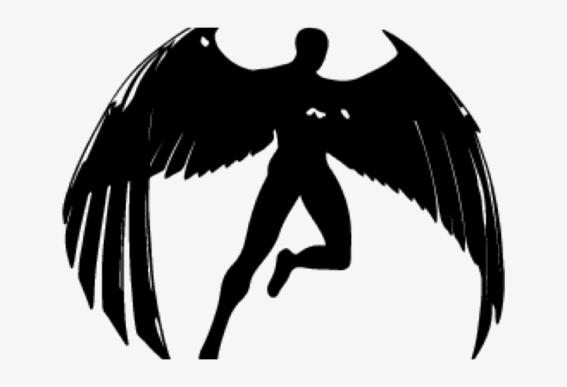 Angel Clipart Silhouette - Marvel Archangel Wings, transparent png #8731210