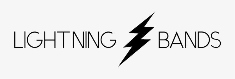 Lightning Bands Logo 2 - Calligraphy, transparent png #8731245