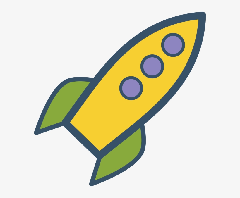 Small - Rocket Ship With Window, transparent png #8731287