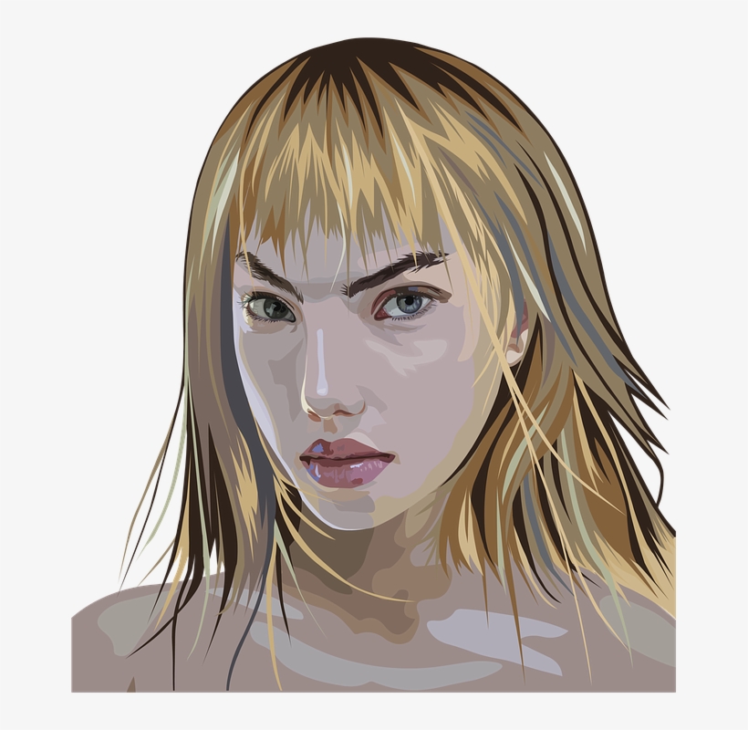 Woman Face Png - Girl, transparent png #8731343