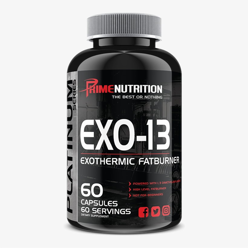 Prime Nutrition Exo-13 - Caffeine, transparent png #8731381