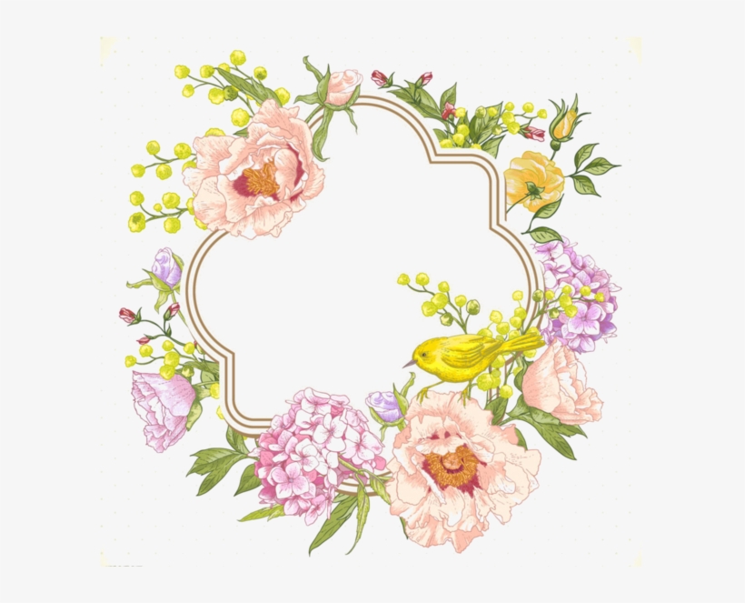 600 X 583 13 - Flower Background Drawing, transparent png #8731735