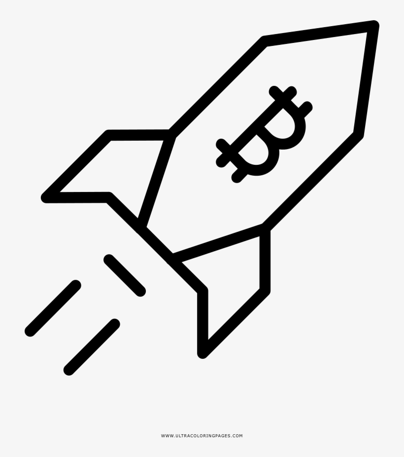 Rocket Ship Coloring Page - Increase Sales Icon, transparent png #8731831