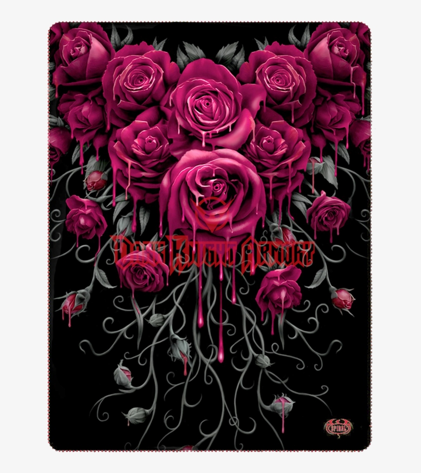 Blood Rose Fleece Blanket, transparent png #8732721