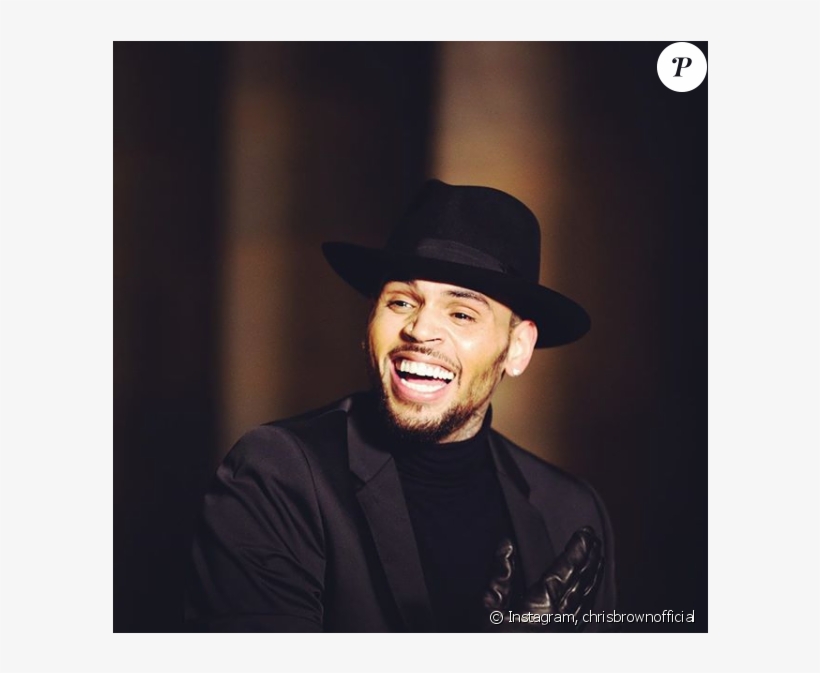 Chris Brown Sur Instagram - Fedora, transparent png #8732773